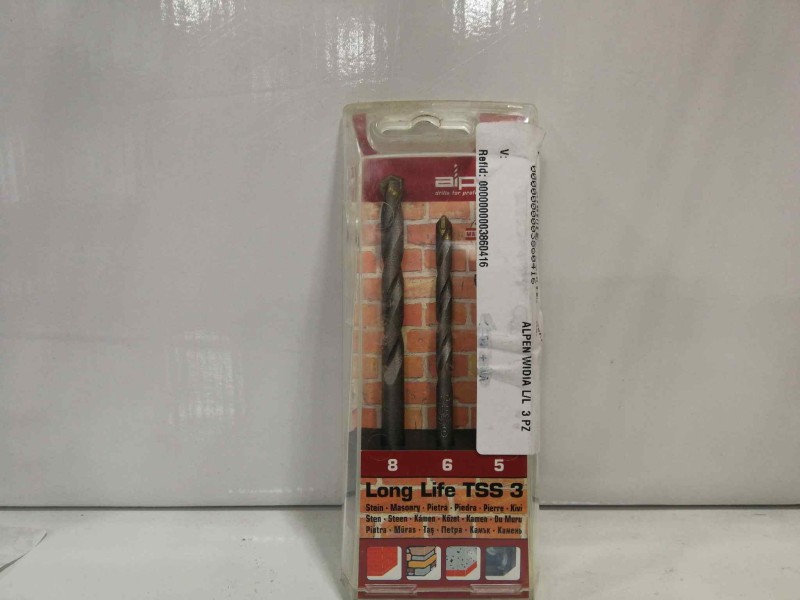 Recambio de estuche brocas para » otros... no usar standard referencia OEM IAM 9084024 ALPEN WIDIA L/L 3 PZ AS.