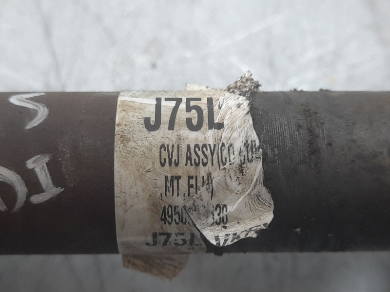 Recambio de transmision delantera izquierda para kia xceed (cd) 1.6 crdi 136 referencia OEM IAM 49500630 J75LVKF 