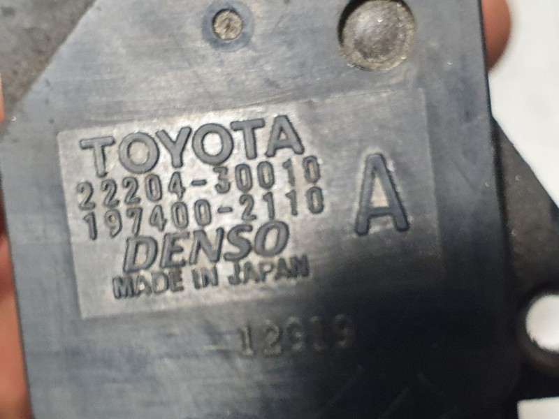 Recambio de caudalimetro para toyota rav 4 (a3) sol referencia OEM IAM 1974002110 2220430010 DENSO