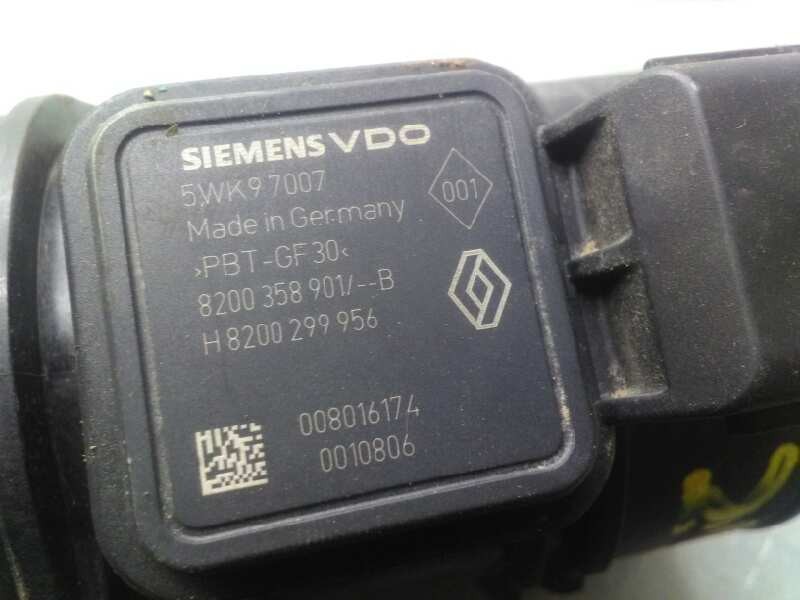 Recambio de caudalimetro para renault clio iii authentique referencia OEM IAM 8200358901 5WK97007 SIEMENS VDO