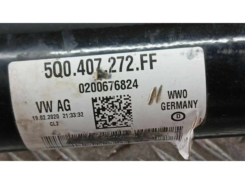 Recambio de transmision delantera derecha para seat leon (5f1) 1.6 tdi referencia OEM IAM 5Q0407272FF  