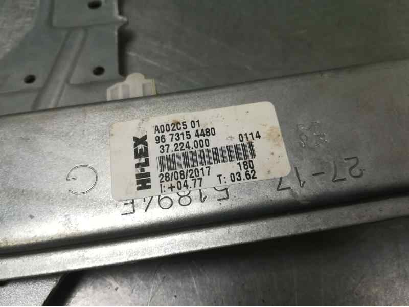 Recambio de elevalunas delantero izquierdo para peugeot 208 access referencia OEM IAM 9673154480 2 PINS ELECTRICO