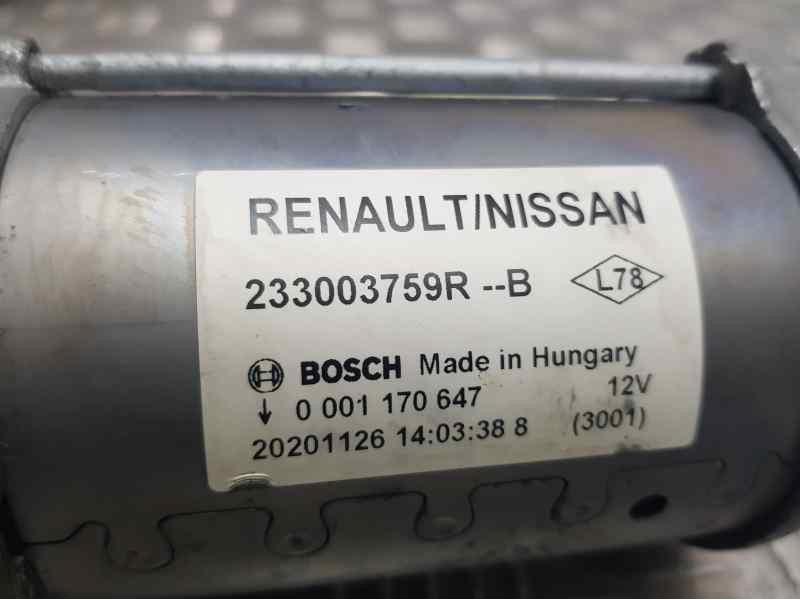 Recambio de motor arranque para renault captur ii zen referencia OEM IAM 233003759R 0001170647 BOSCH