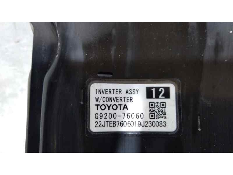 Recambio de convertidor para toyota corolla (e21) hybrid style referencia OEM IAM G920076060  TOCADO