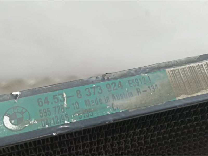 Recambio de condensador / radiador aire acondicionado para bmw serie 7 (e38) 730i referencia OEM IAM 64538373924 585728 