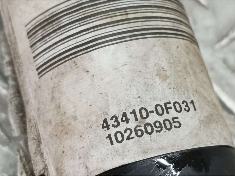 Recambio de transmision delantera derecha para toyota verso active referencia OEM IAM 434100F031 10260905 