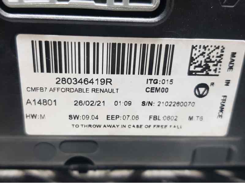 Recambio de sistema navegacion gps para renault captur ii zen referencia OEM IAM 280346419R  