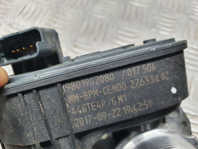 Recambio de caja mariposa para peugeot 308 active referencia OEM IAM 9801942080  