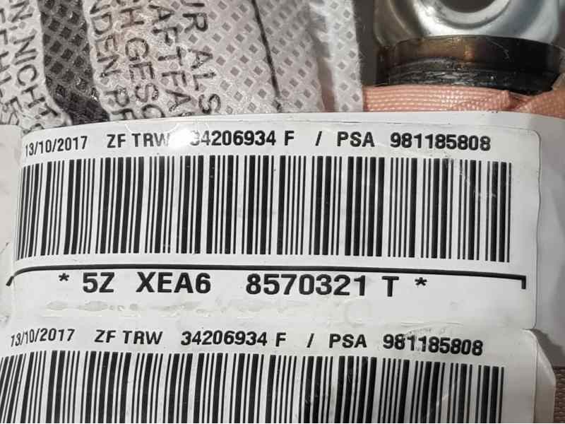 Recambio de airbag cortina delantero izquierdo para citroën c3 live referencia OEM IAM 981185808 34206934F TRW