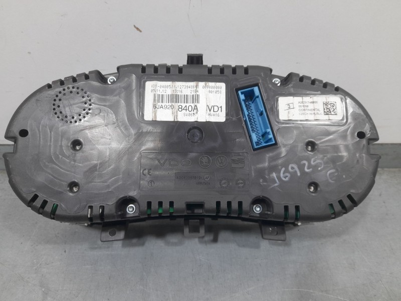 Recambio de cuadro instrumentos para seat toledo iv (kg3) 1.6 tdi referencia OEM IAM 6JA920840A  