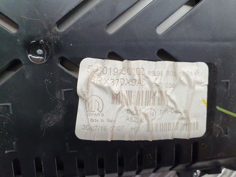 Recambio de cuadro instrumentos para jeep compass ii limited 4x2 referencia OEM IAM 6RX37DX9AD  