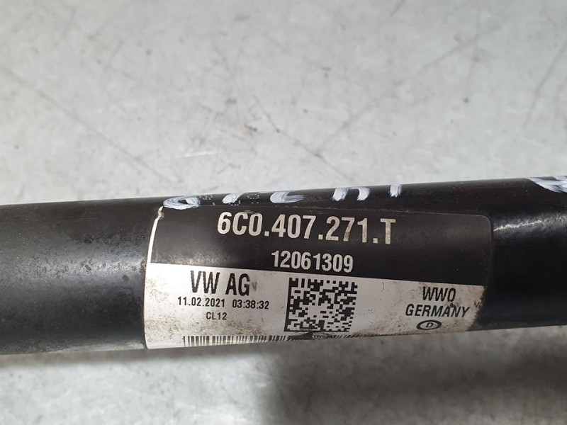 Recambio de transmision delantera izquierda para skoda fabia active referencia OEM IAM 6C0407271T 12061309 