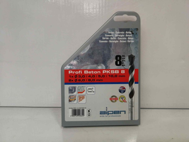 Recambio de estuche brocas para universal accesorio - referencia OEM IAM 9084045 ALPEN WIDIA P/B 8 PZ 