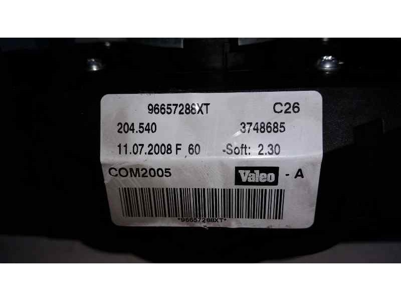 Recambio de com 2000 para peugeot 207 confort referencia OEM IAM 96657288XT 3748685 VALEO
