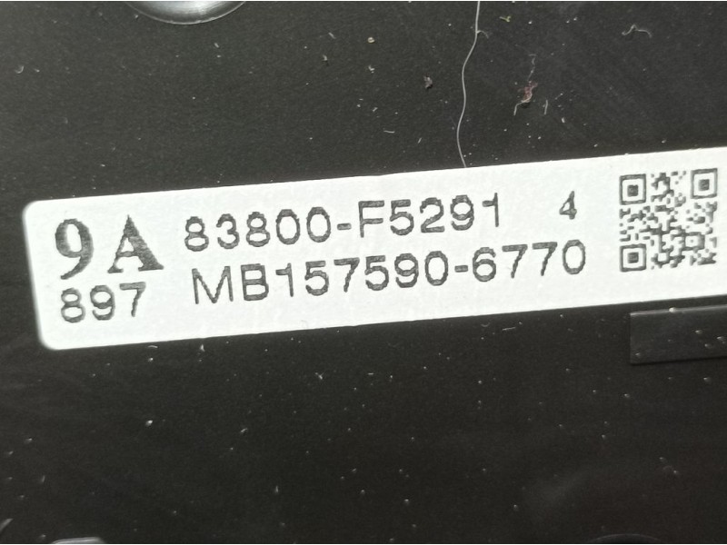 Recambio de cuadro instrumentos para toyota yaris active referencia OEM IAM 83800F5291 MB1575906770 