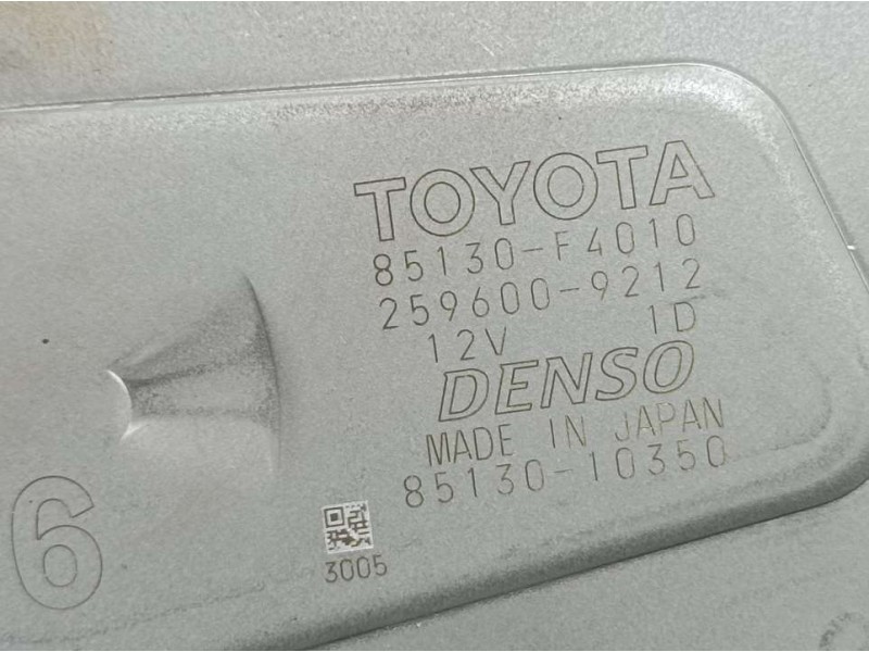 Recambio de motor limpia trasero para toyota c-hr hybrid advance referencia OEM IAM 85130F4010 2596009212 DENSO