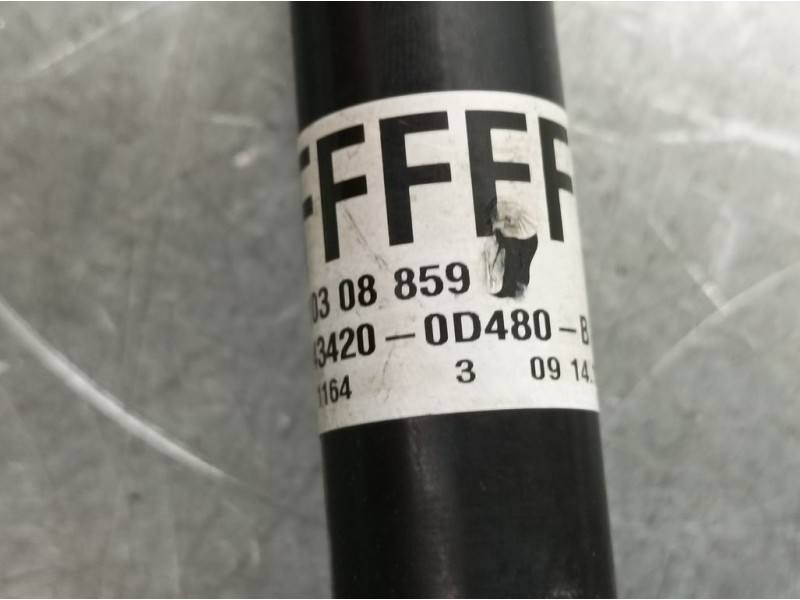 Recambio de transmision delantera izquierda para toyota yaris active referencia OEM IAM 434200D480  