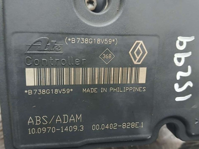 Recambio de abs para renault twingo acces referencia OEM IAM 8200403322F 10020700594 ATE