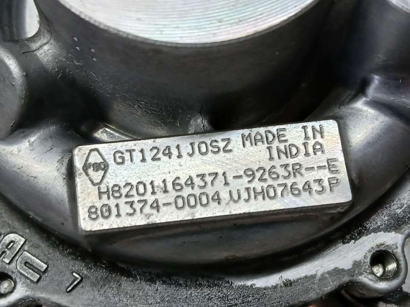 Recambio de turbocompresor para nissan micra v (k14) acenta referencia OEM IAM H8201164371 8013740004 GARRETT