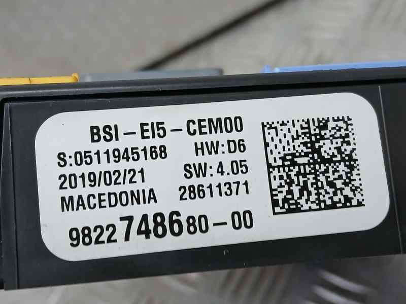 Recambio de caja reles / fusibles para peugeot 508 gt line referencia OEM IAM 9822748680 0511945168 