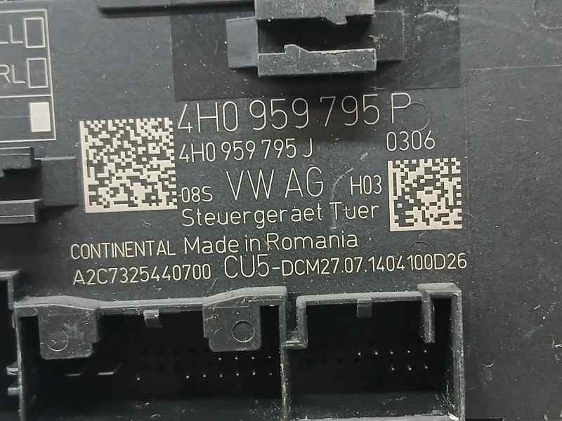 Recambio de modulo electronico para porsche macan (typ ) s diesel referencia OEM IAM 4H0959795P A2C7325440700 CONTINENTAL MODULO