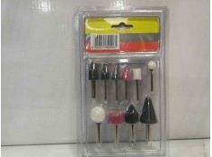 JGO.FRESAS P/AMOLADORA 17010750 NEUMATICA 10 PCS. 