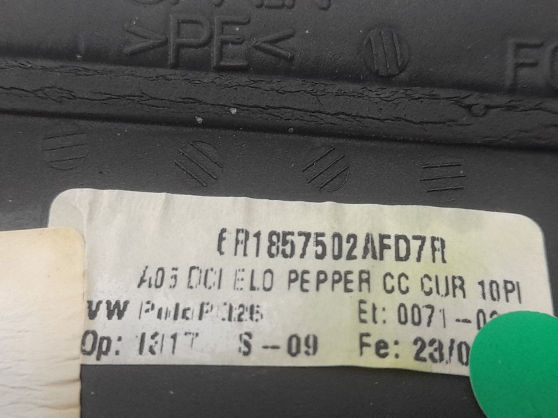 Recambio de retrovisor derecho para volkswagen polo v (6r1, 6c1) 1.6 tdi referencia OEM IAM 6R1857502AFD7R  