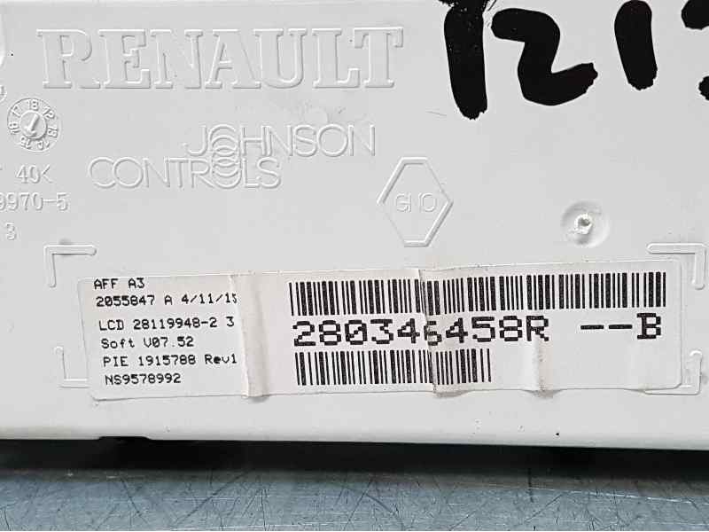 Recambio de pantalla multifuncion para renault megane iii berlina 5 p limited referencia OEM IAM 280346458R 281199482 JOHNSON CO