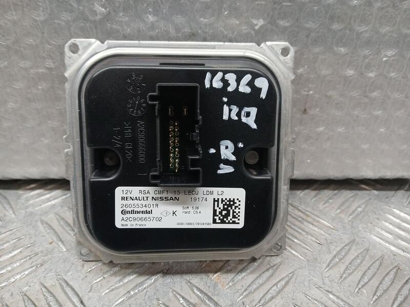Recambio de centralita faro para renault captur zen referencia OEM IAM 260553401r  a2c90665702