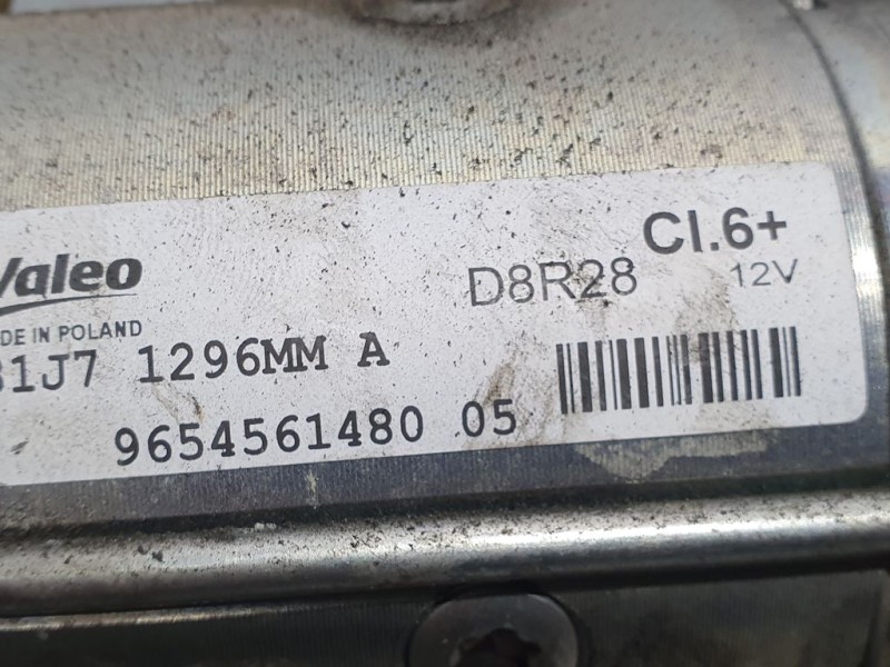 Recambio de motor arranque para ds 5 basis referencia OEM IAM 9654561480 D8R28 VALEO