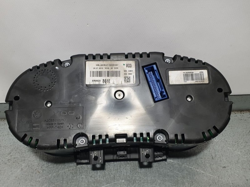 Recambio de cuadro instrumentos para volkswagen polo (6r1) advance referencia OEM IAM 6R0920861E A2C53387634 VDO