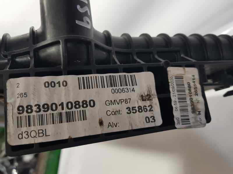Recambio de radiador agua para citroën c5 aircross live pack referencia OEM IAM 9839010880  