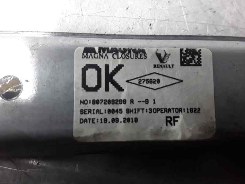 Recambio de elevalunas delantero derecho para dacia sandero basis referencia OEM IAM 807209299R 2 PINS ELECTRICO