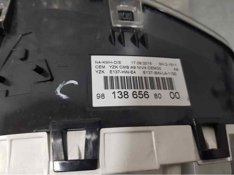 Recambio de cuadro instrumentos para peugeot 2008 (--.2013) allure referencia OEM IAM 9813865680  