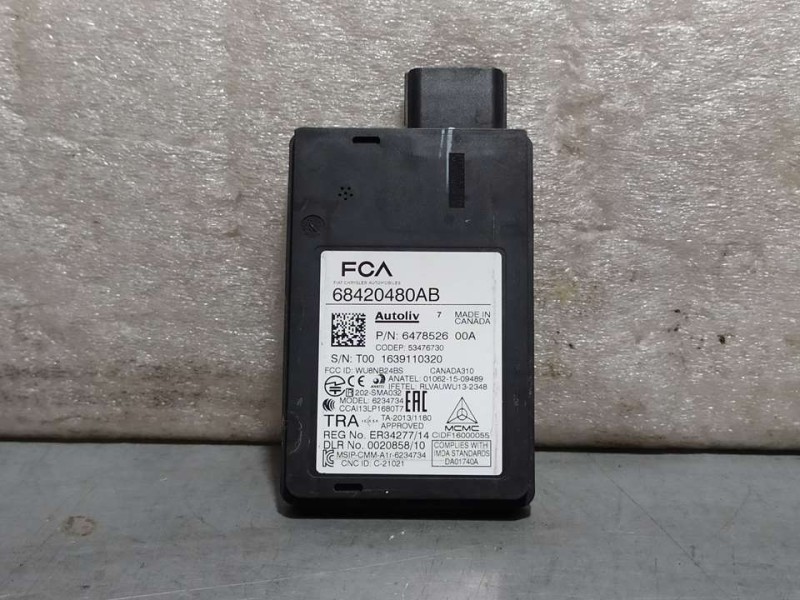 Recambio de modulo electronico para jeep compass ii limited 4x2 referencia OEM IAM 68420480AB 6478526 