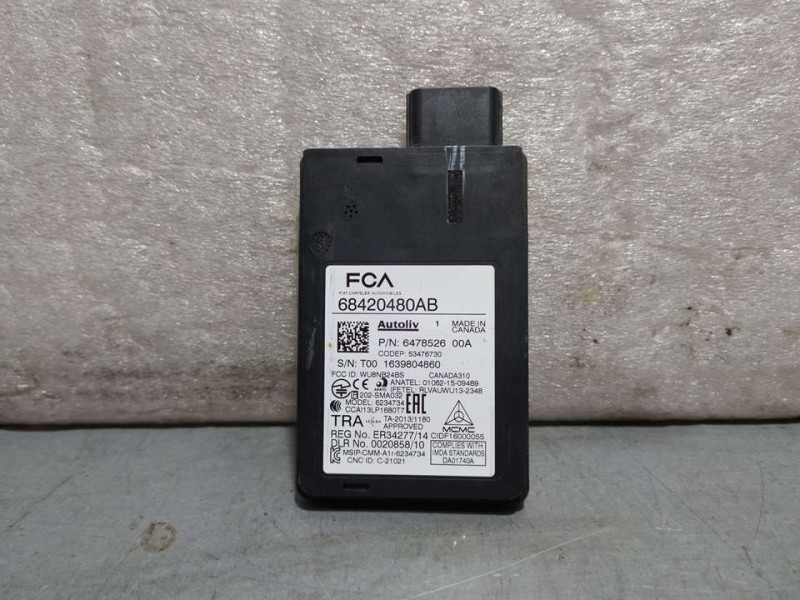 Recambio de modulo electronico para jeep compass ii limited 4x2 referencia OEM IAM 68420480AB 6478526 