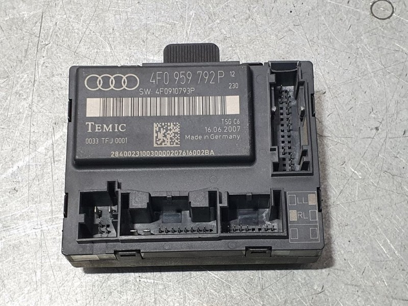 Recambio de modulo electronico para audi a6 allroad quattro (4fh) 2.7 tdi quattro referencia OEM IAM 4F059792P 0033TFJ0001 TEMIC