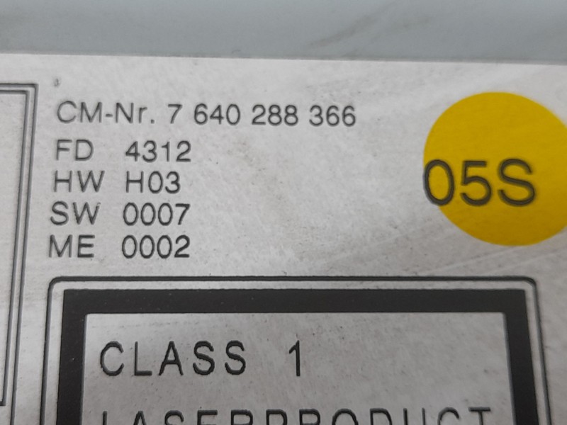Recambio de sistema audio / radio cd para seat toledo iv (kg3) 1.6 tdi referencia OEM IAM 6JA035186 8157640288366 BOSCH