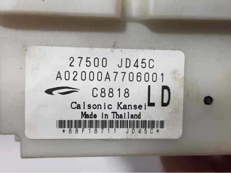 Recambio de mando climatizador para nissan qashqai (j10) visia referencia OEM IAM 27500JD45C A02000A7706001 CALSONIC KANSEI