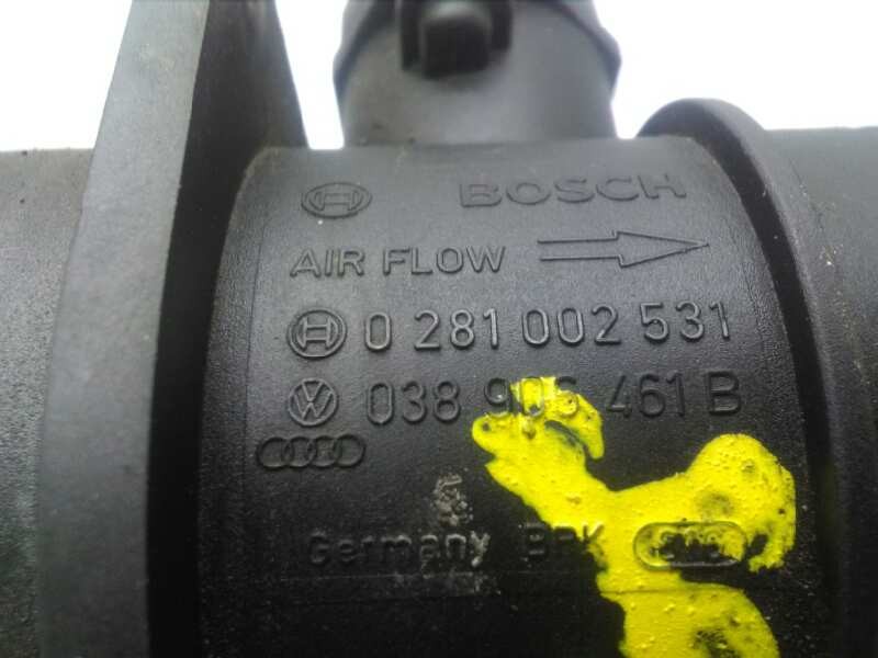 Recambio de caudalimetro para seat ibiza (6l1) 1.9 tdi referencia OEM IAM 038906461B 0281002531 BOSCH