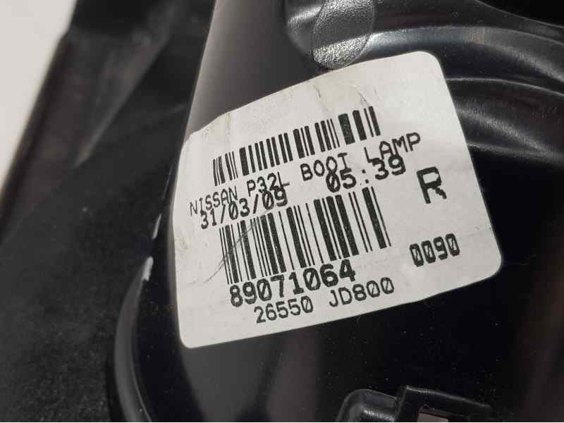 Recambio de piloto trasero derecho para nissan qashqai (j10) visia referencia OEM IAM 89071064  INTERIOR