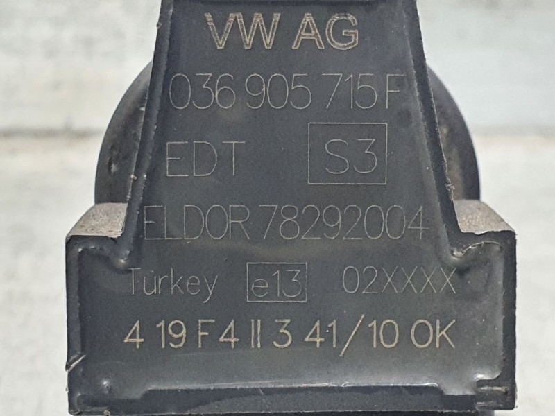 Recambio de bobina encendido para seat ibiza (6j5) emoción referencia OEM IAM 036905715F 78292004 ELDOR