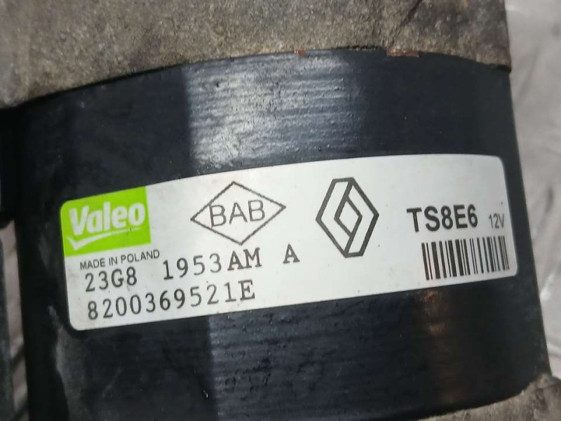 Recambio de motor arranque para renault twingo acces referencia OEM IAM 8200369521E TS8E6 VALEO
