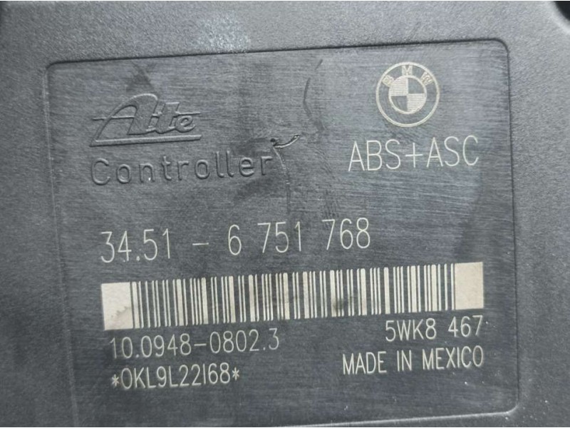 Recambio de abs para bmw serie 3 berlina (e46) 320d referencia OEM IAM 64516751767 10020402544 ATE