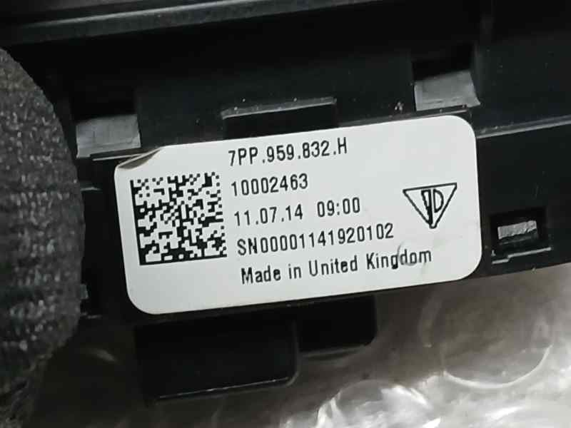 Recambio de interruptor para porsche macan (typ ) s diesel referencia OEM IAM 7PP959832H 10002463 BOTON APERTURA PORTON TRASERO