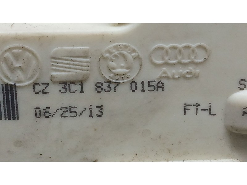 Recambio de cerradura puerta delantera izquierda para volkswagen passat b7 (362) 2.0 tdi referencia OEM IAM 3C1837015A  