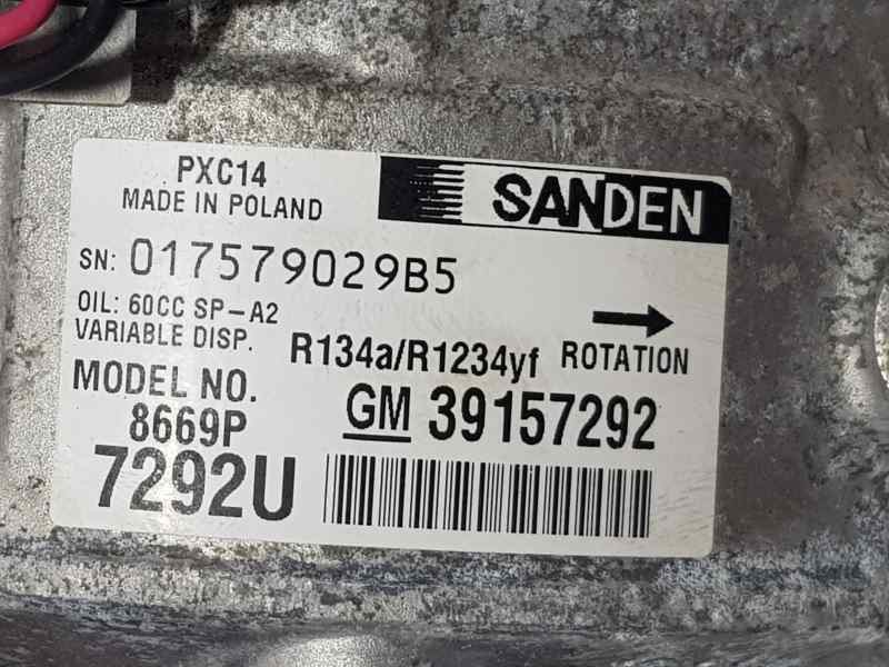 Recambio de compresor aire acondicionado para opel astra k sports tourer dynamic referencia OEM IAM 39157292 PXC14 SANDEN