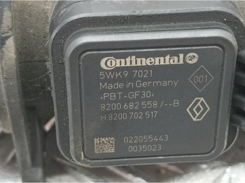 Recambio de caudalimetro para dacia dokker ambiance referencia OEM IAM 8200682558B 5WK97021 CONTINENTAL