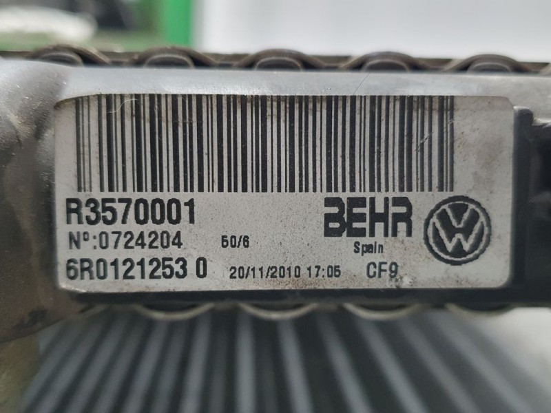 Recambio de radiador agua para seat ibiza (6j5) emoción referencia OEM IAM 6R01212530 R3570001 BEHR