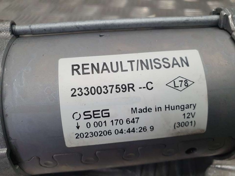 Recambio de motor arranque para renault express van referencia OEM IAM 233003759R 0001170647 SEG